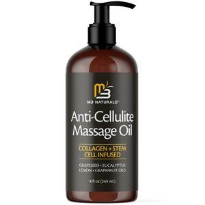 M3 Naturals, Anti-Cellulite Massage Oil, 8 fl oz (240 ml)Tighten,Tone,Moisturize